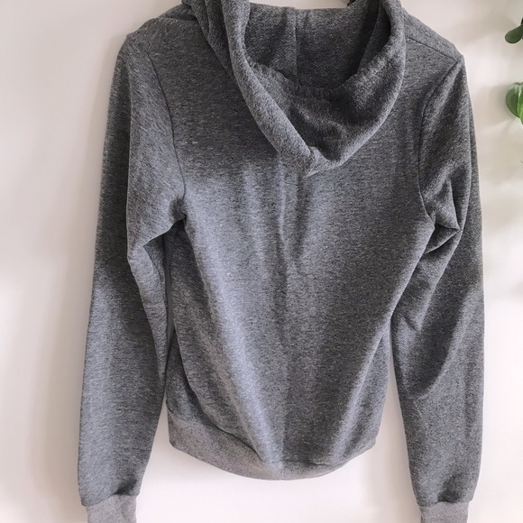 American Apparel | peppered charcoal fleece hoodie - Picture 3 of 5
